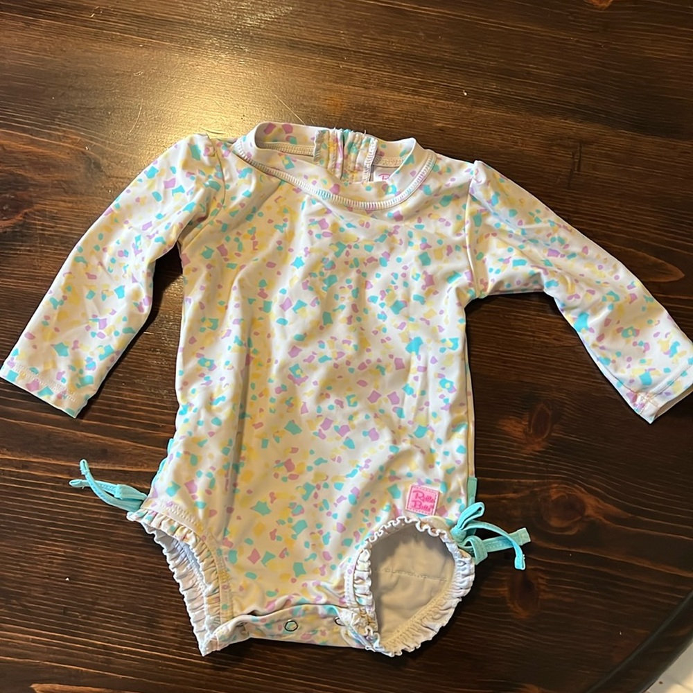 6-12 month ruffle butts swim suit